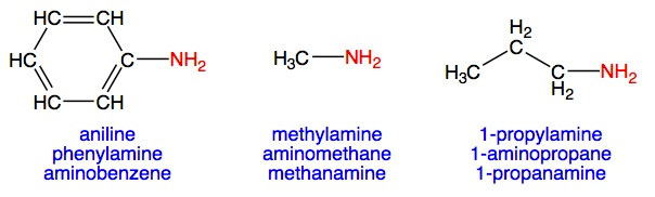 drawings of primary amines