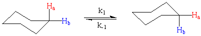 a chair-chair conformation change