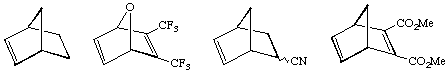 some strained olefins